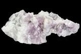 Purple Fluorite on Quartz Epimorphs - Arizona #103552-1